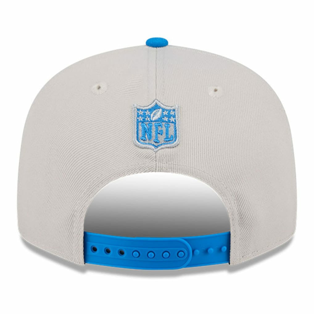 Detroit Lions New Era 2024 Sideline Historic 9FIFTY Snapback Hat - Stone/Blue - NFL