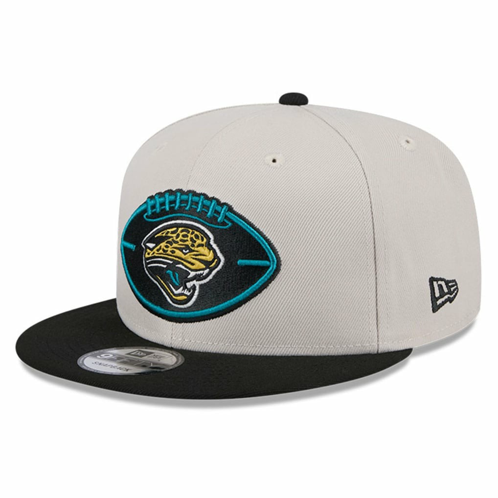 Jacksonville Jaguars New Era 2024 Sideline Historic 9FIFTY Snapback Hat - Stone/Black - NFL