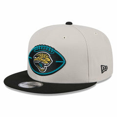 Jacksonville Jaguars New Era 2024 Sideline Historic 9FIFTY Snapback Hat - Stone/Black - NFL
