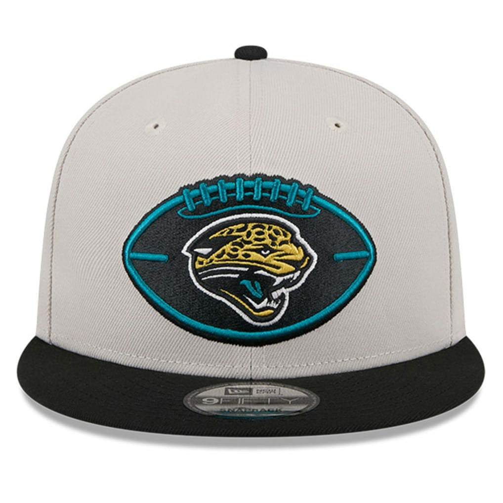 Jacksonville Jaguars New Era 2024 Sideline Historic 9FIFTY Snapback Hat - Stone/Black - NFL