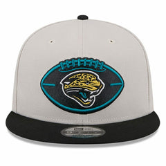Jacksonville Jaguars New Era 2024 Sideline Historic 9FIFTY Snapback Hat - Stone/Black - NFL