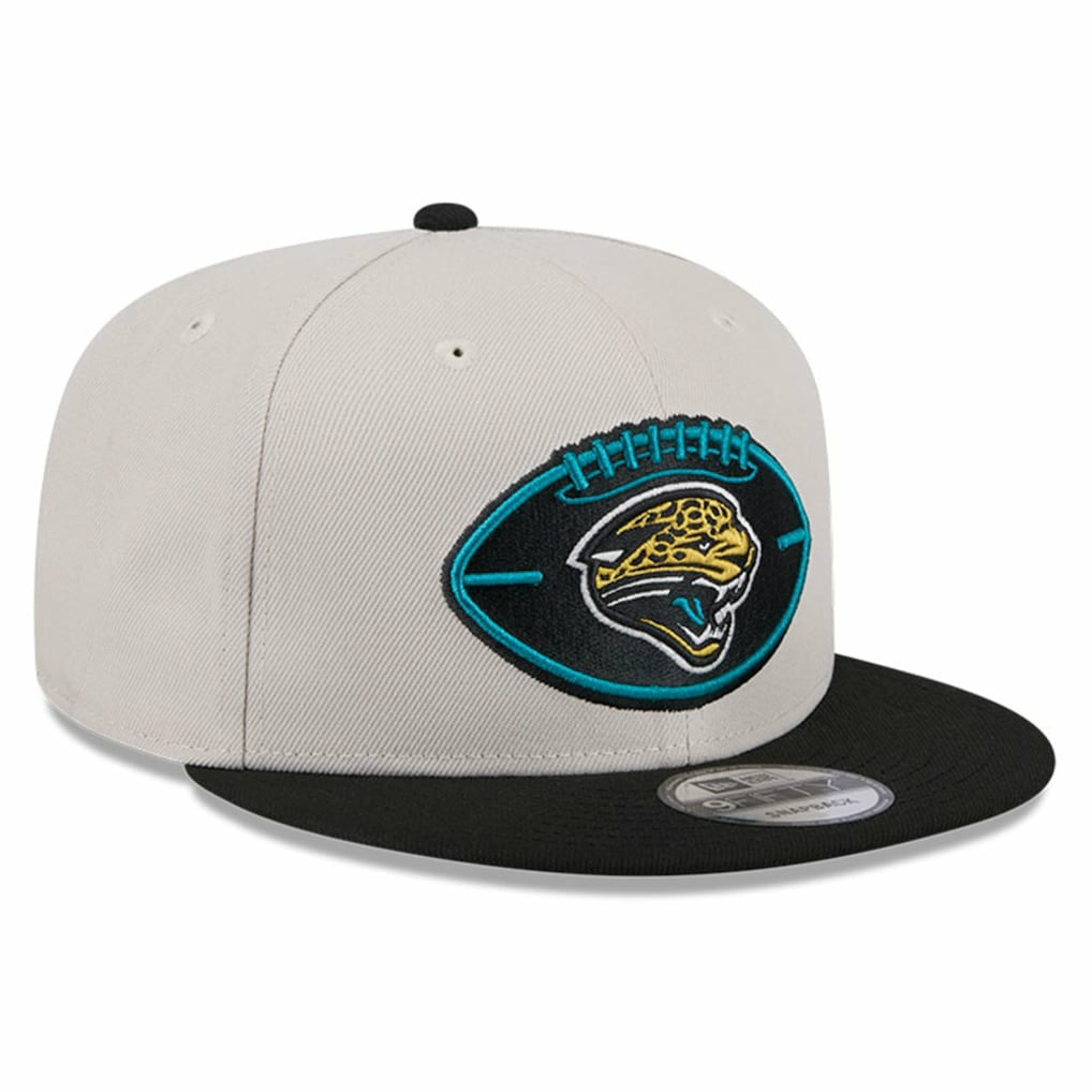 Jacksonville Jaguars New Era 2024 Sideline Historic 9FIFTY Snapback Hat - Stone/Black - NFL