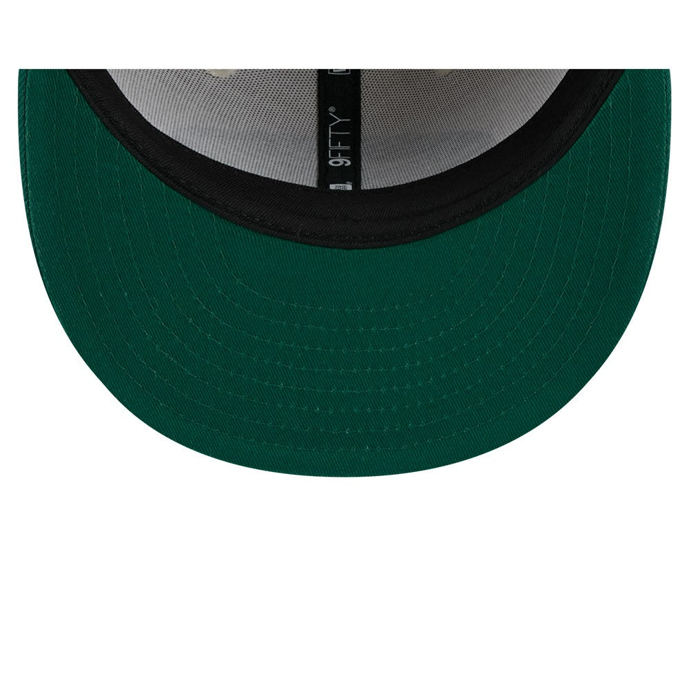 New York Jets New Era 2024 Sideline Historic 9FIFTY Snapback Hat - Stone/Green - NFL