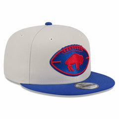 Buffalo Bills New Era 2024 Sideline Historic 9FIFTY Snapback Hat - Stone/Royal - NFL
