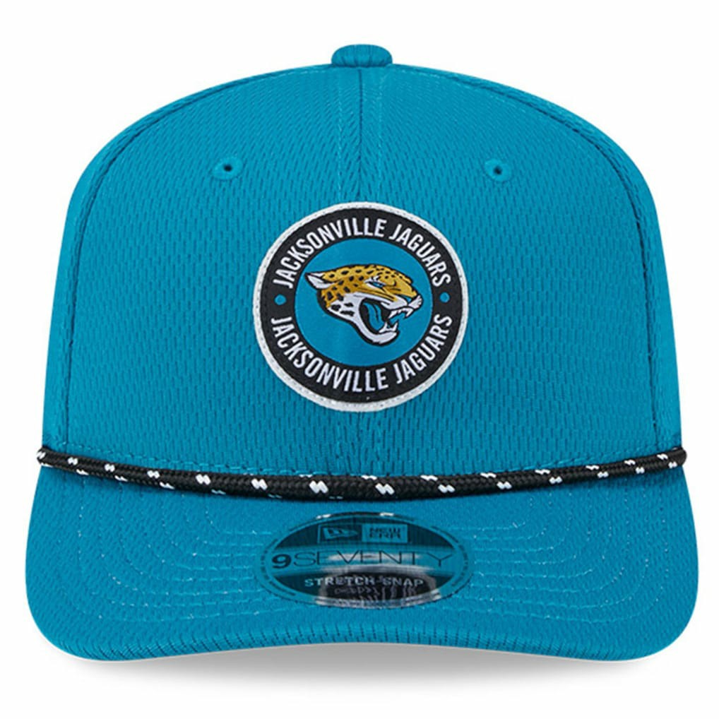 Jacksonville Jaguars New Era 2024 Sideline 9SEVENTY Stretch-Snap Hat - Teal - NFL