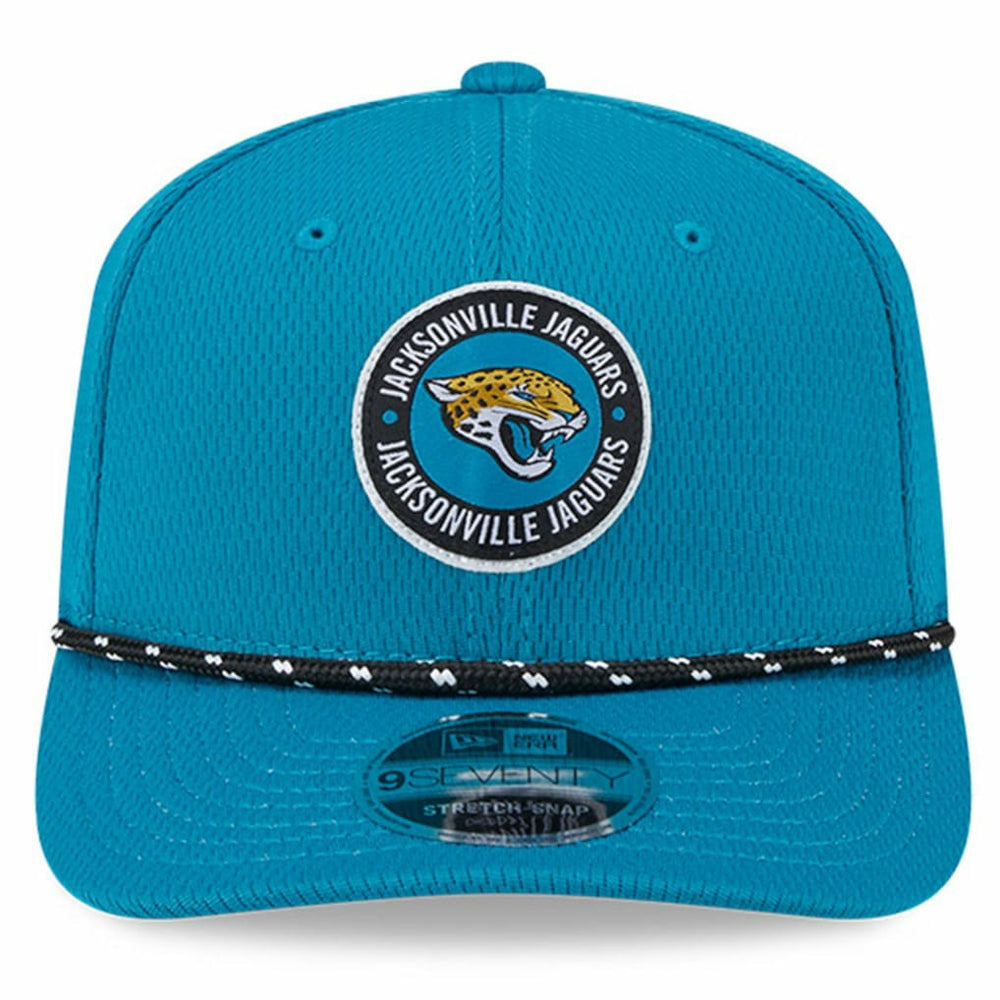 Jacksonville Jaguars New Era 2024 Sideline 9SEVENTY Stretch-Snap Hat - Teal - NFL