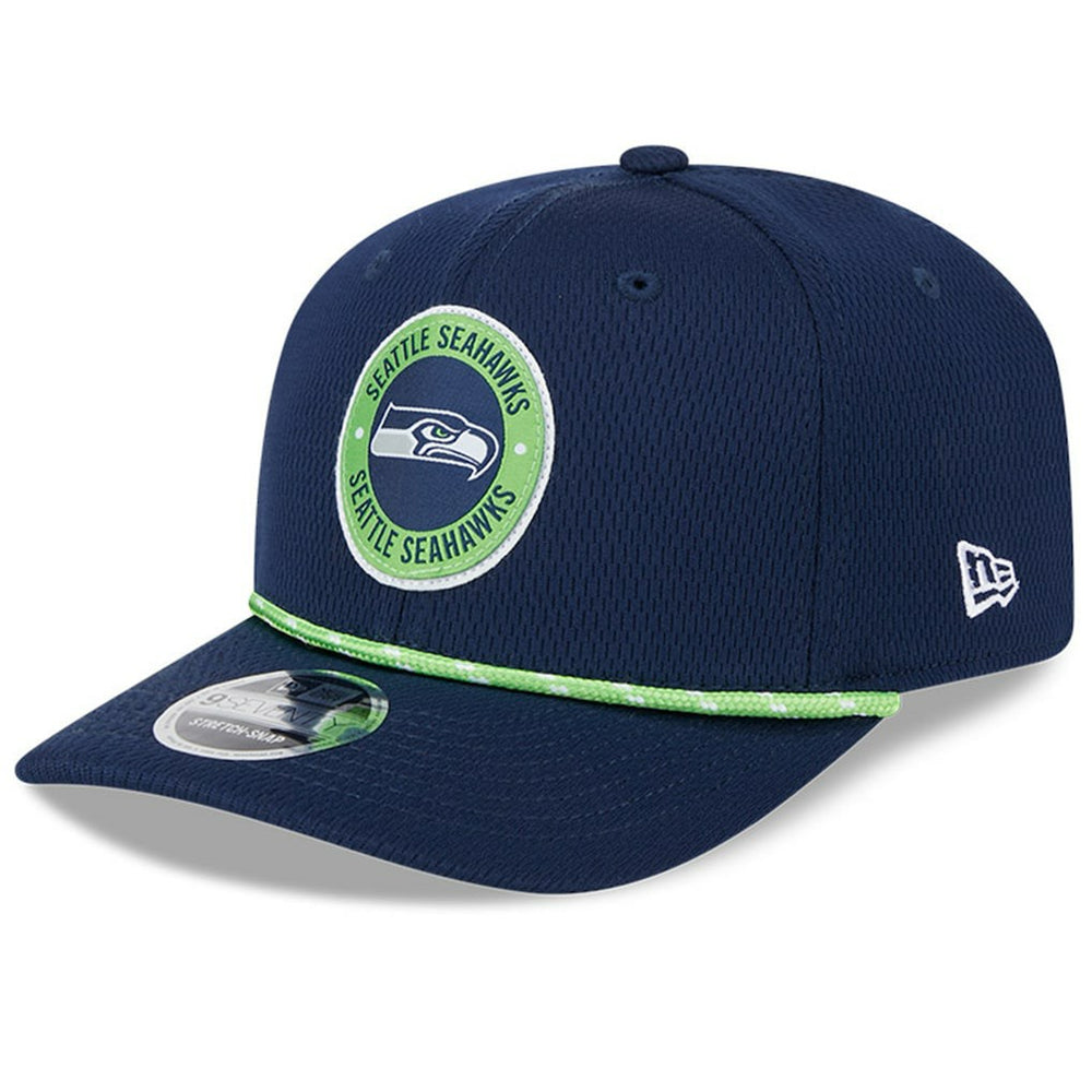 Seattle Seahawks New Era 2024 Sideline 9SEVENTY Stretch-Snap Hat - College Navy - NFL
