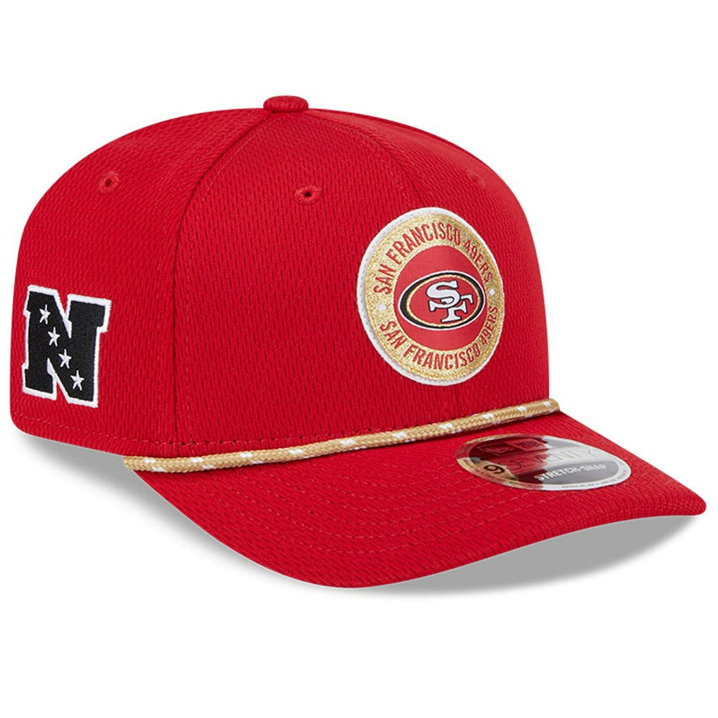 San Francisco 49ers New Era 2024 Sideline 9SEVENTY Stretch-Snap Hat - Scarlet - NFL
