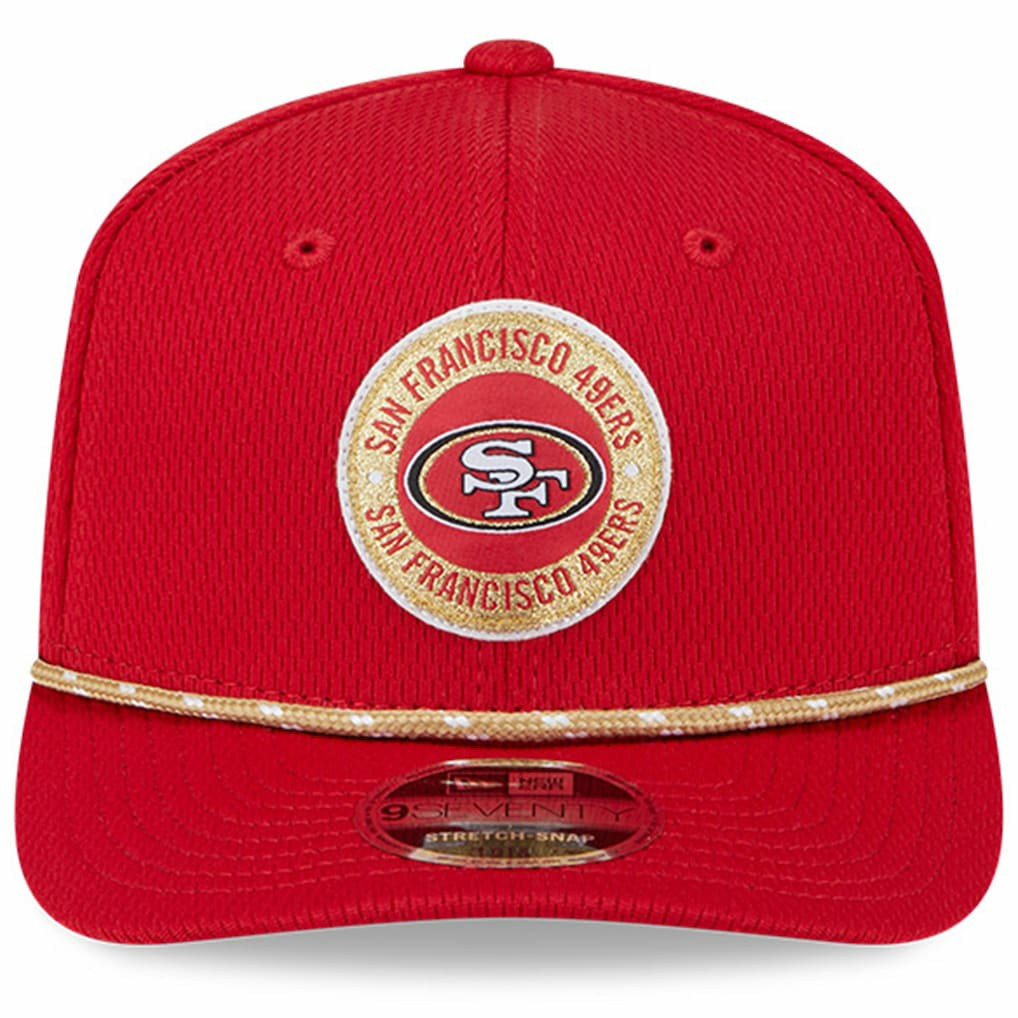 San Francisco 49ers New Era 2024 Sideline 9SEVENTY Stretch-Snap Hat - Scarlet - NFL