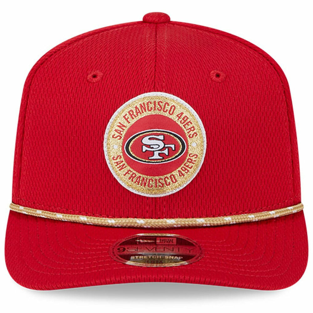 San Francisco 49ers New Era 2024 Sideline 9SEVENTY Stretch-Snap Hat - Scarlet - NFL