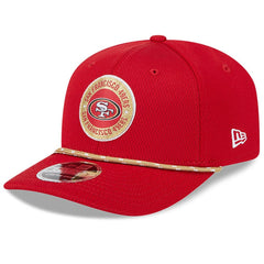 San Francisco 49ers New Era 2024 Sideline 9SEVENTY Stretch-Snap Hat - Scarlet - NFL