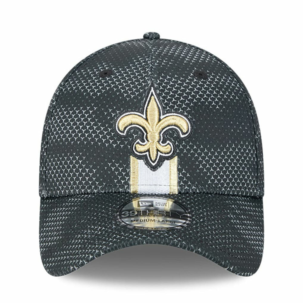 New Orleans Saints New Era 2024 Sideline 39THIRTY Flex Hat - Black - NFL
