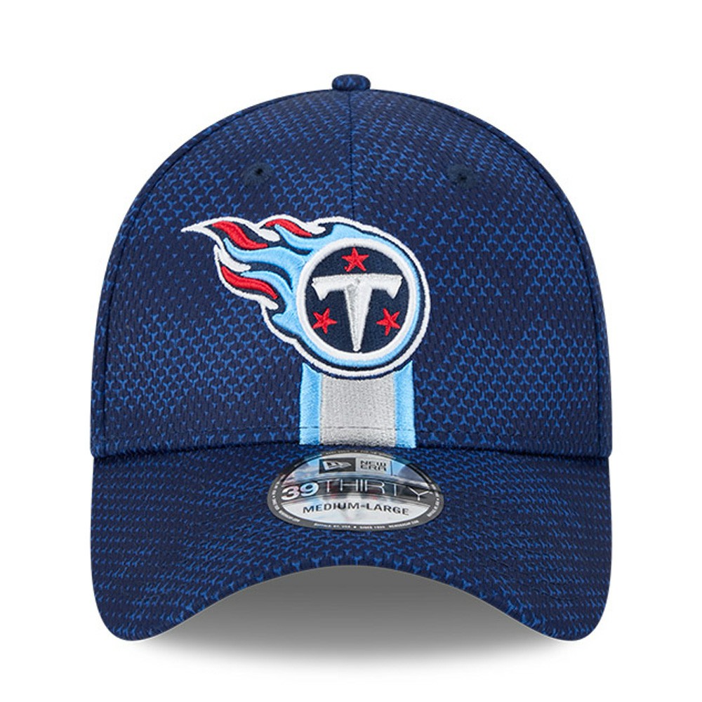 Tennessee Titans New Era 2024 Sideline 39THIRTY Flex Hat - Navy - NFL
