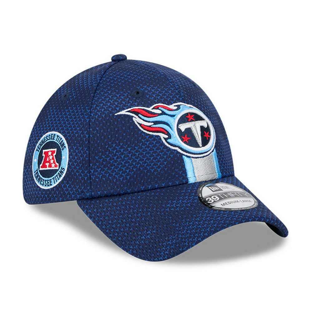 Tennessee Titans New Era 2024 Sideline 39THIRTY Flex Hat - Navy - NFL