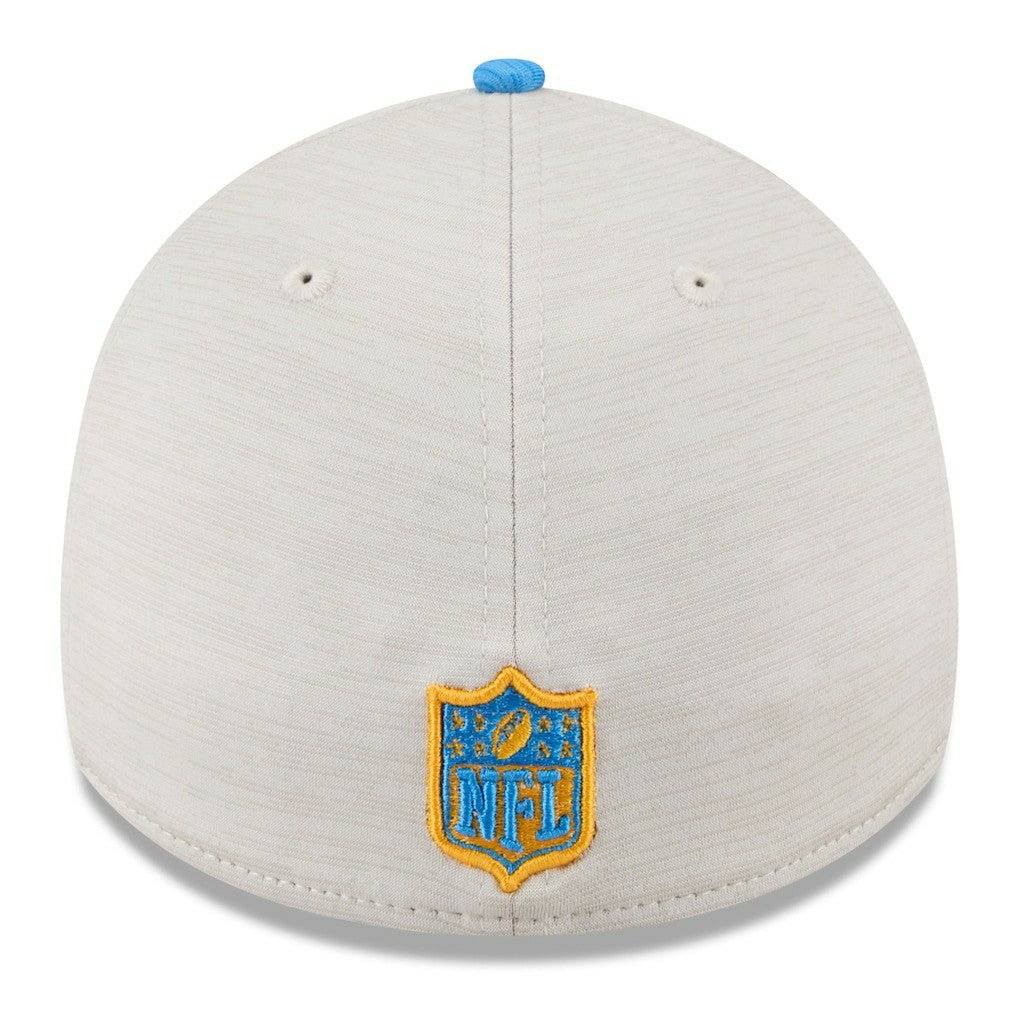 Los Angeles Chargers New Era 2024 Sideline Historic 39THIRTY Flex Hat - Stone/Blue - NFL