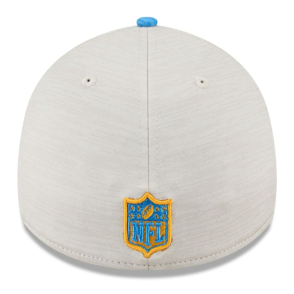 Los Angeles Chargers New Era 2024 Sideline Historic 39THIRTY Flex Hat - Stone/Blue - NFL