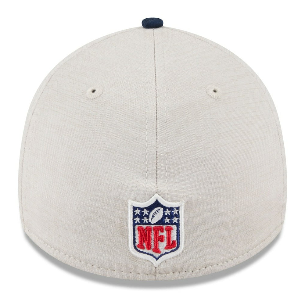 Dallas Cowboys New Era 2024 Sideline Historic 39THIRTY Flex Hat - Stone/Navy - NFL