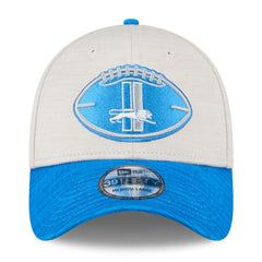 Detroit Lions New Era 2024 Sideline Historic 39THIRTY Flex Hat - Stone/Blue - NFL