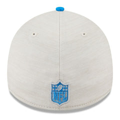 Detroit Lions New Era 2024 Sideline Historic 39THIRTY Flex Hat - Stone/Blue - NFL
