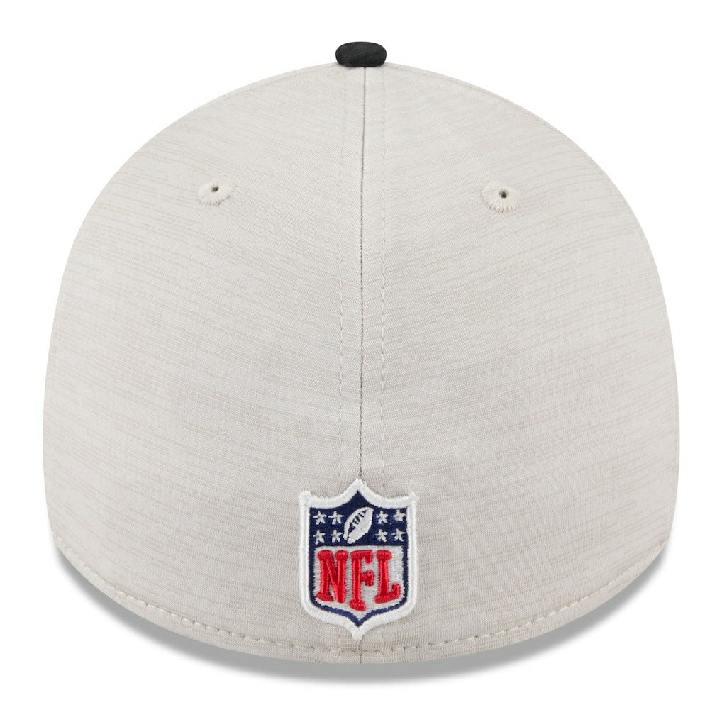 Jacksonville Jaguars New Era 2024 Sideline Historic 39THIRTY Flex Hat - Stone/Teal - NFL