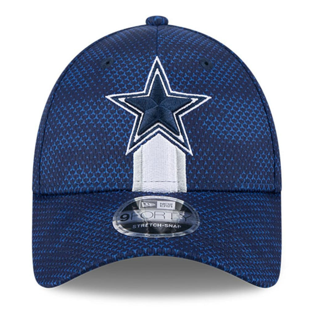 Dallas Cowboys New Era 2024 Sideline 9FORTY Stretch-Snap Hat - Navy - NFL