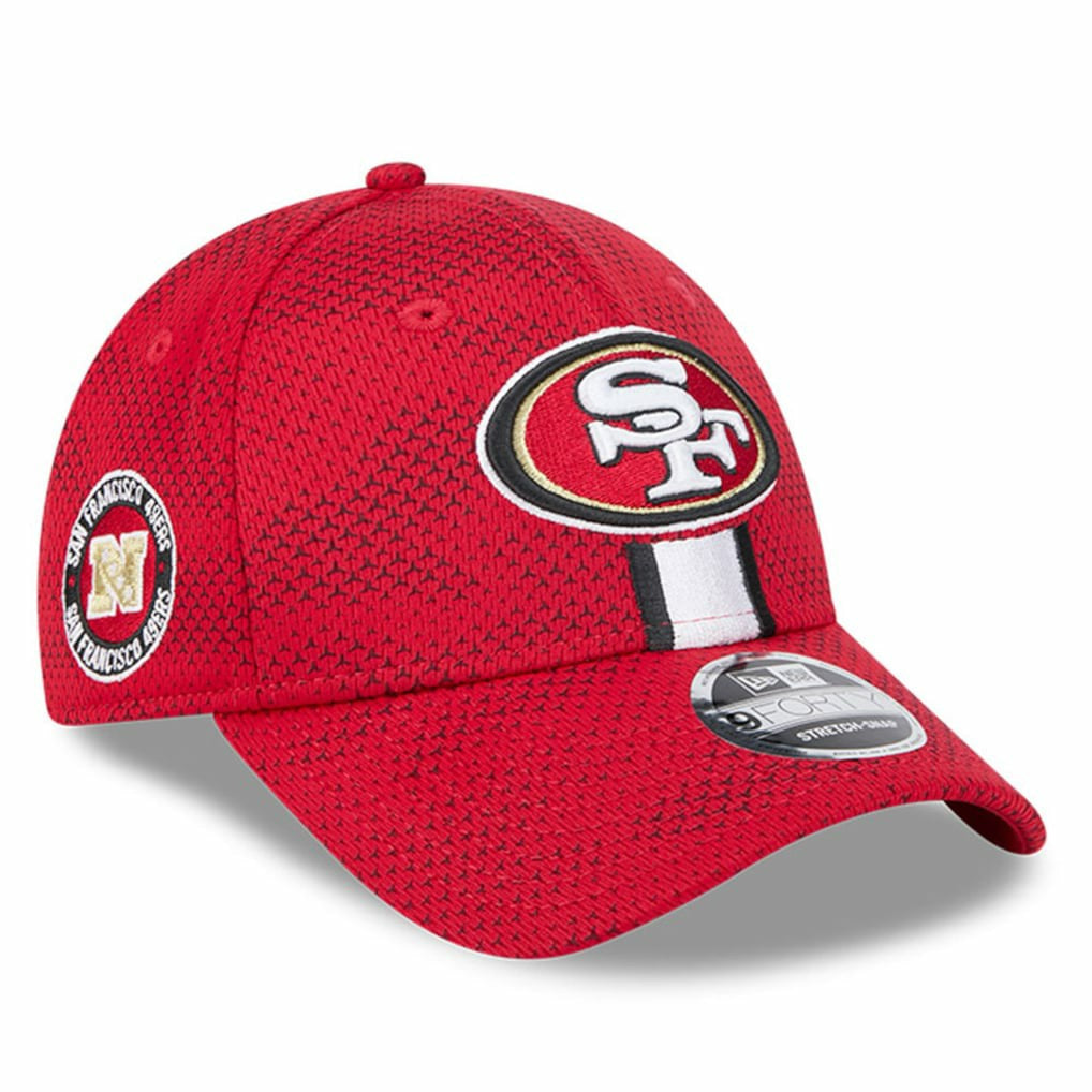 San Francisco 49ers New Era 2024 Sideline 9FORTY Stretch-Snap Hat - Scarlet - NFL