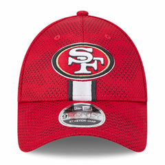 San Francisco 49ers New Era 2024 Sideline 9FORTY Stretch-Snap Hat - Scarlet - NFL