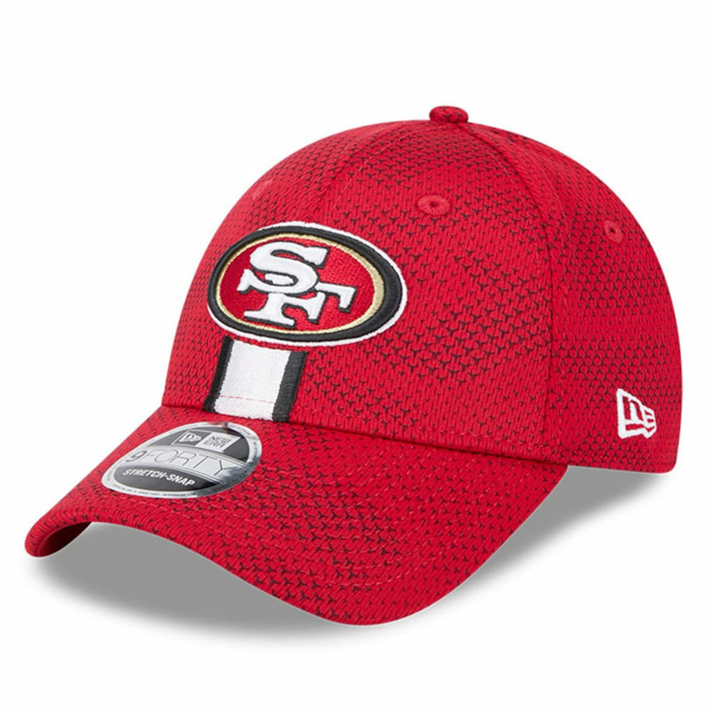 San Francisco 49ers New Era 2024 Sideline 9FORTY Stretch-Snap Hat - Scarlet - NFL