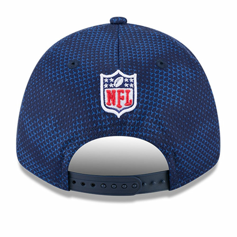 Tennessee Titans New Era 2024 Sideline 9FORTY Stretch-Snap Hat - Navy - NFL