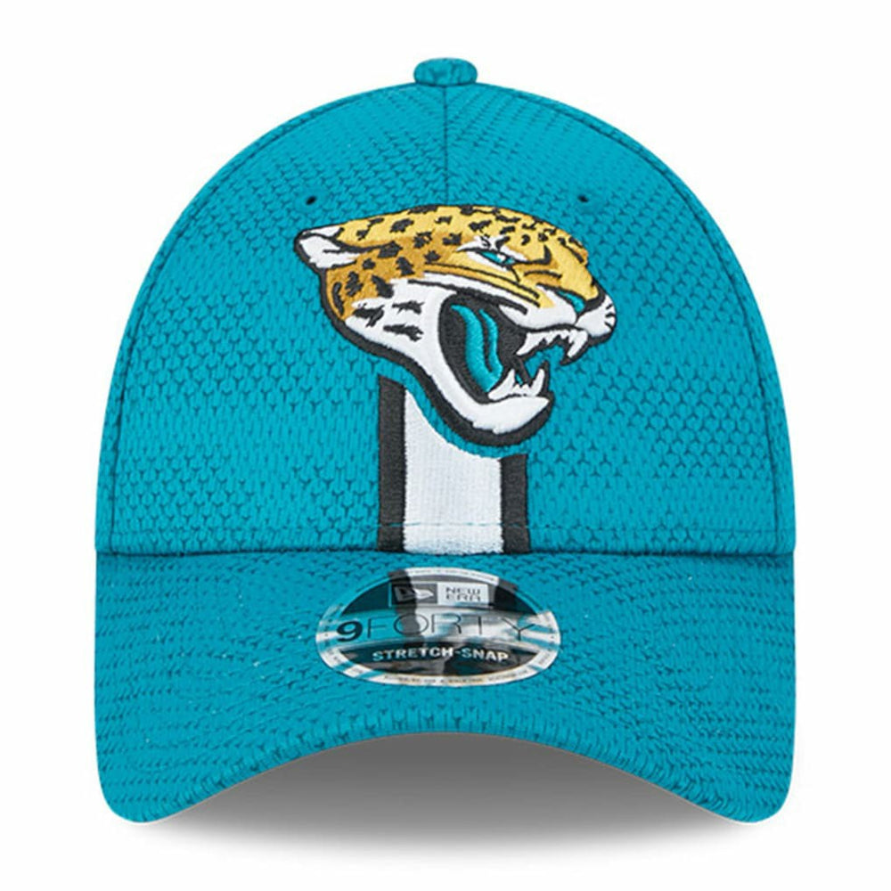 Jacksonville Jaguars New Era 2024 Sideline 9FORTY Stretch-Snap Hat - Teal - NFL