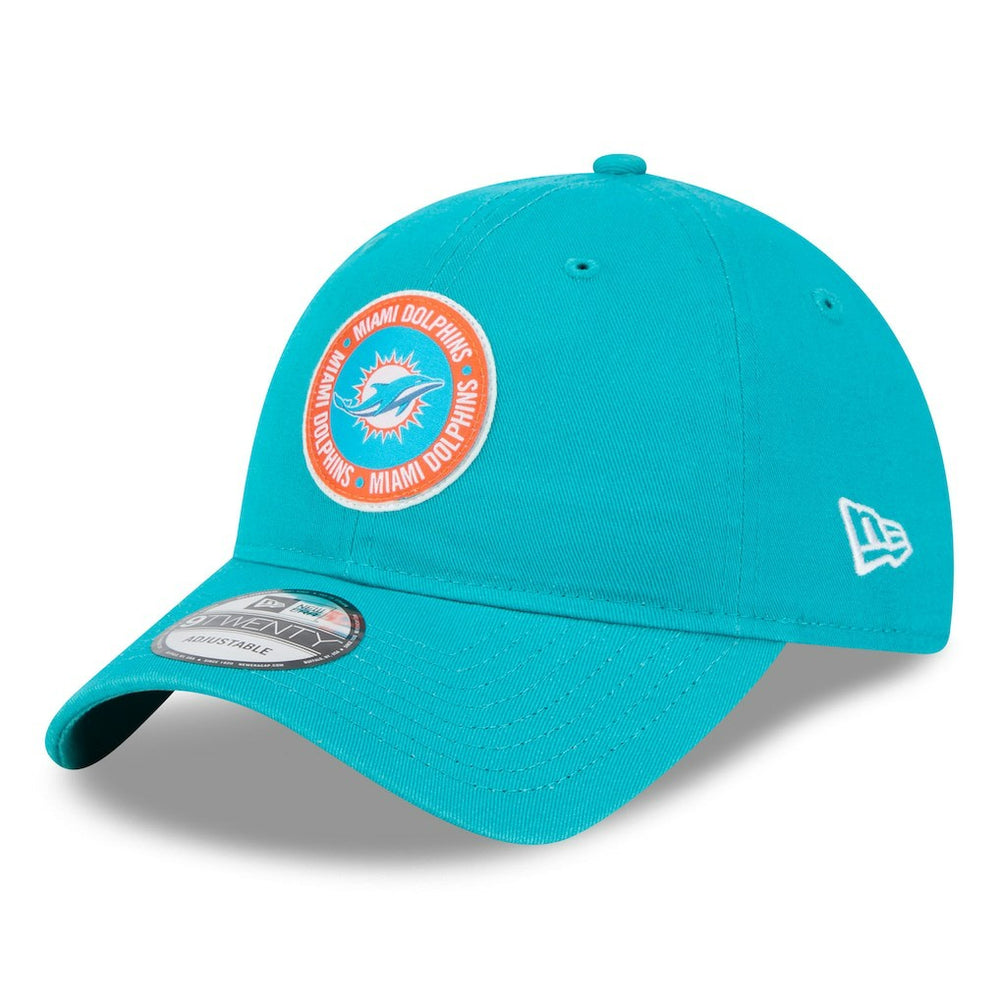 Miami Dolphins New Era 2024 Sideline 9TWENTY Adjustable Hat - Aqua - NFL