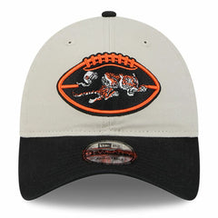 Cincinnati Bengals New Era 2024 Sideline Historic 9TWENTY Adjustable Hat - Stone/Black - NFL