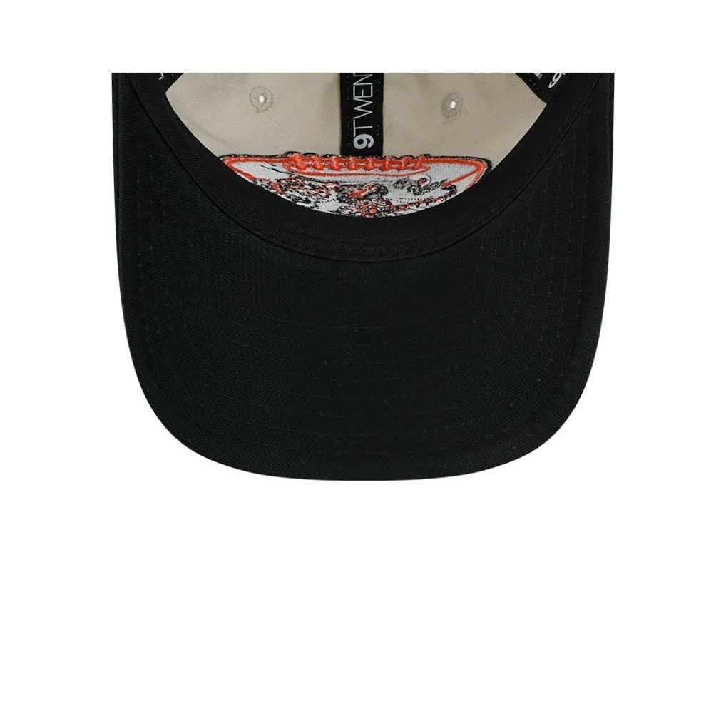 Cincinnati Bengals New Era 2024 Sideline Historic 9TWENTY Adjustable Hat - Stone/Black - NFL