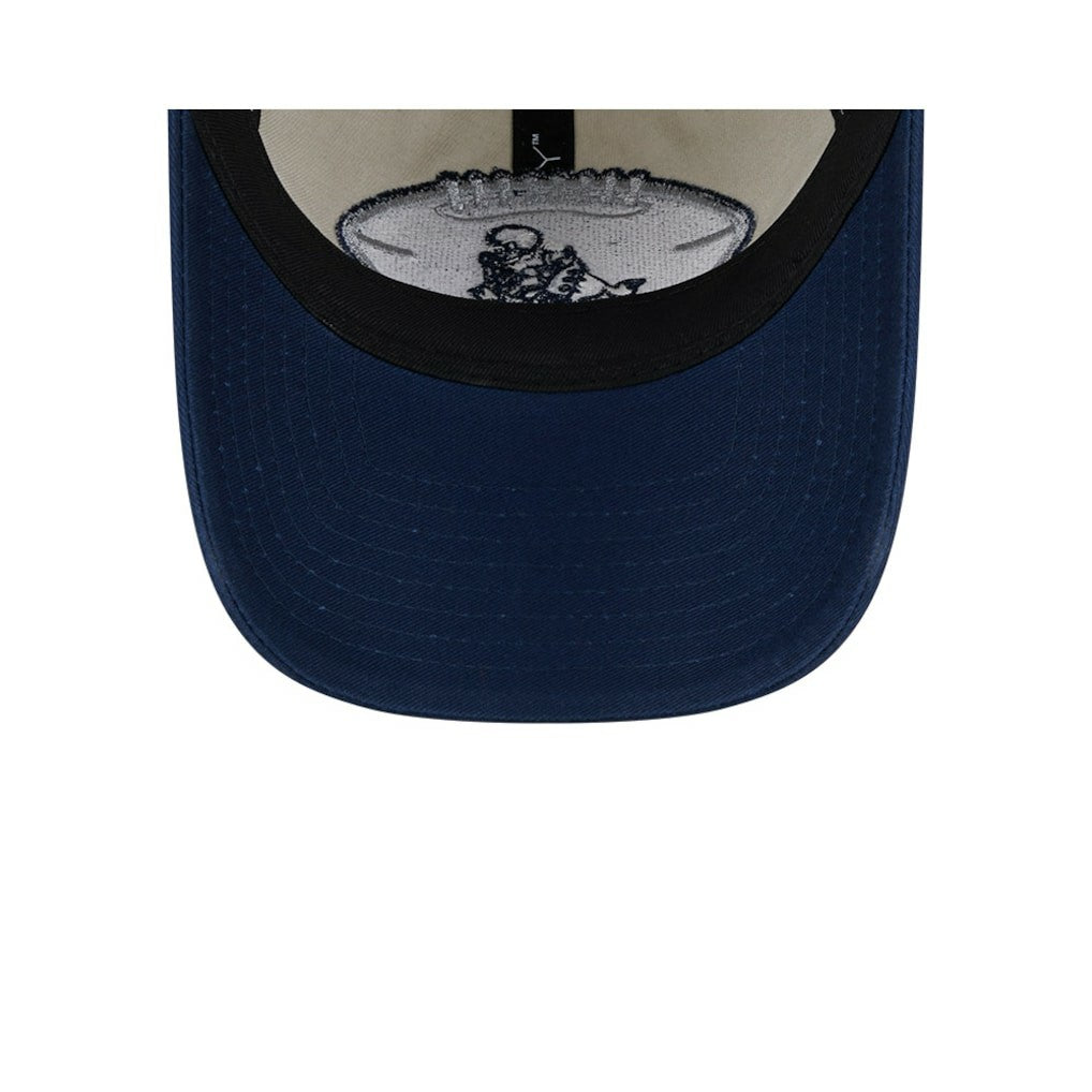Dallas Cowboys New Era 2024 Sideline Historic 9TWENTY Adjustable Hat - Stone/Navy - NFL