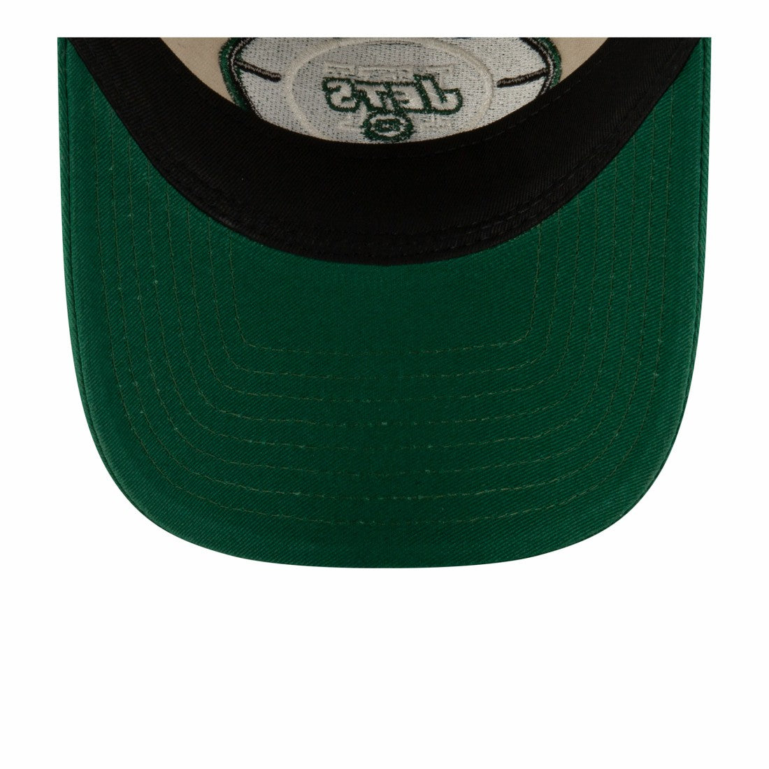 New York Jets New Era 2024 Sideline Historic 9TWENTY Adjustable Hat - Stone/Green - NFL