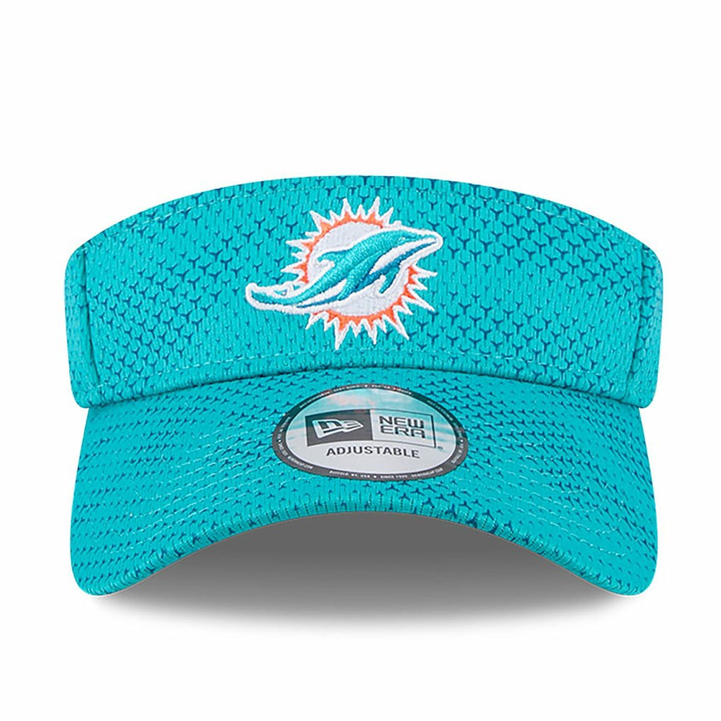 Miami Dolphins New Era 2024 Sideline Visor - Aqua - NFL