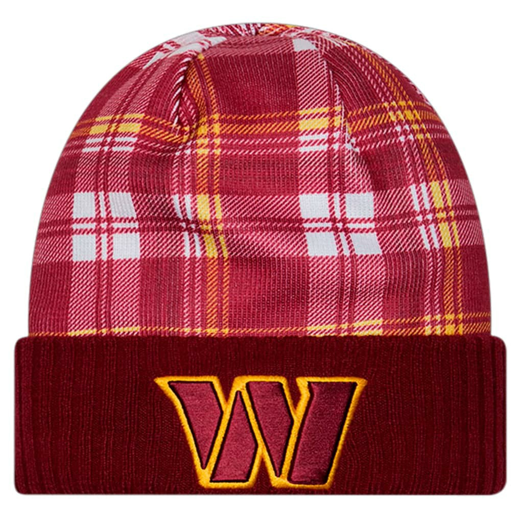 Washington Commanders New Era Sideline Statement Cuffed Knit Hat - Burgundy - NFL