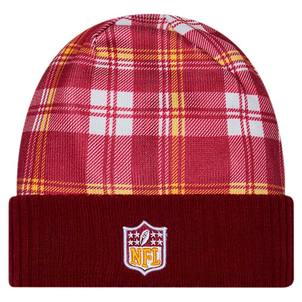 Washington Commanders New Era Sideline Statement Cuffed Knit Hat - Burgundy - NFL