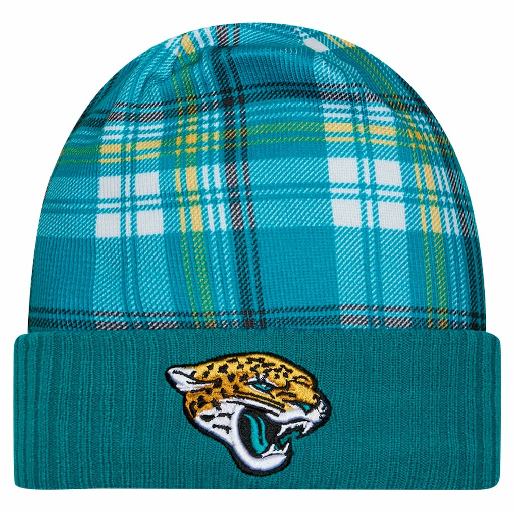 Jacksonville Jaguars New Era Sideline Statement Cuffed Knit Hat - Teal - NFL