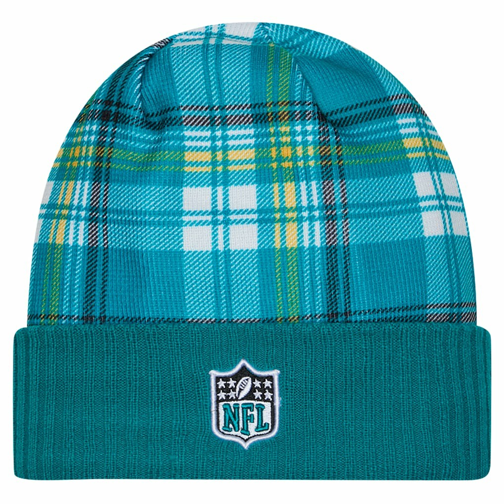 Jacksonville Jaguars New Era Sideline Statement Cuffed Knit Hat - Teal - NFL