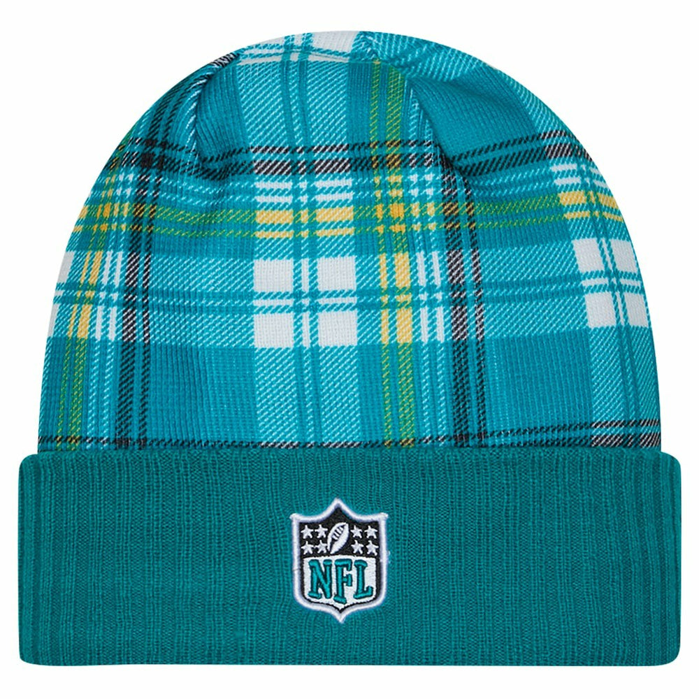 Jacksonville Jaguars New Era Sideline Statement Cuffed Knit Hat - Teal - NFL