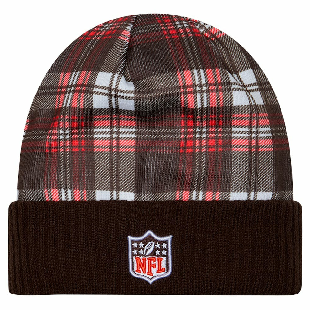 Cleveland Browns New Era Sideline Statement Cuffed Knit Hat - Brown - NFL