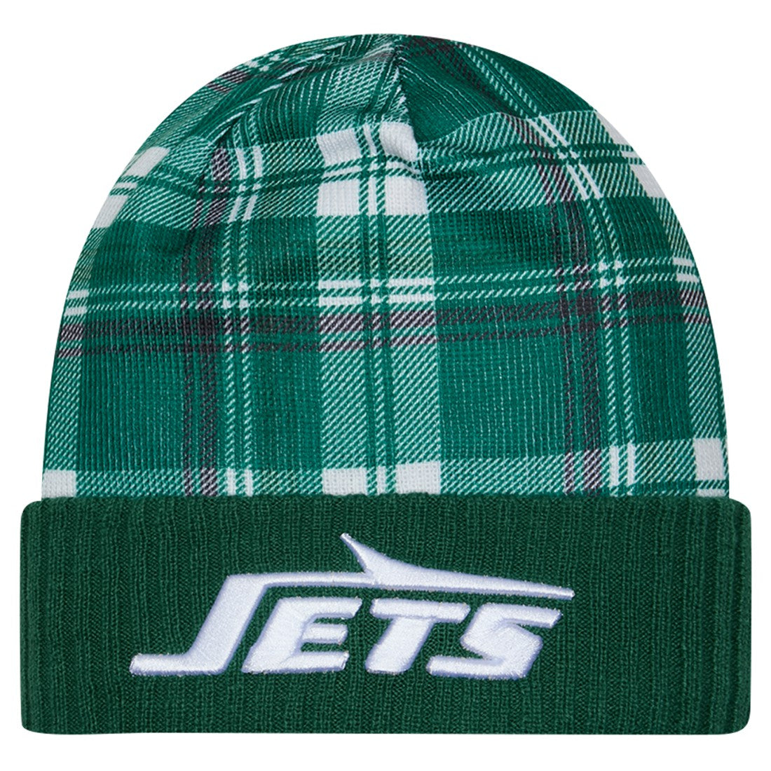 New York Jets New Era Sideline Statement Cuffed Knit Hat - Green - NFL