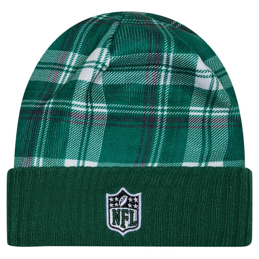 New York Jets New Era Sideline Statement Cuffed Knit Hat - Green - NFL