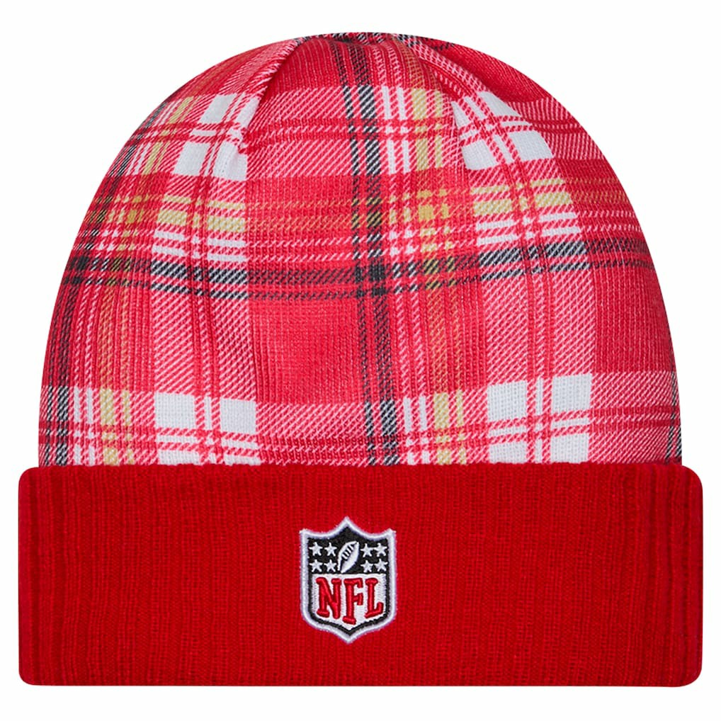 San Francisco 49ers New Era Sideline Statement Cuffed Knit Hat - Scarlet - NFL