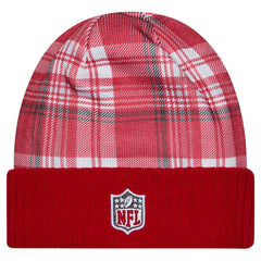 Tampa Bay Buccaneers New Era Sideline Statement Cuffed Knit Hat - Red - NFL
