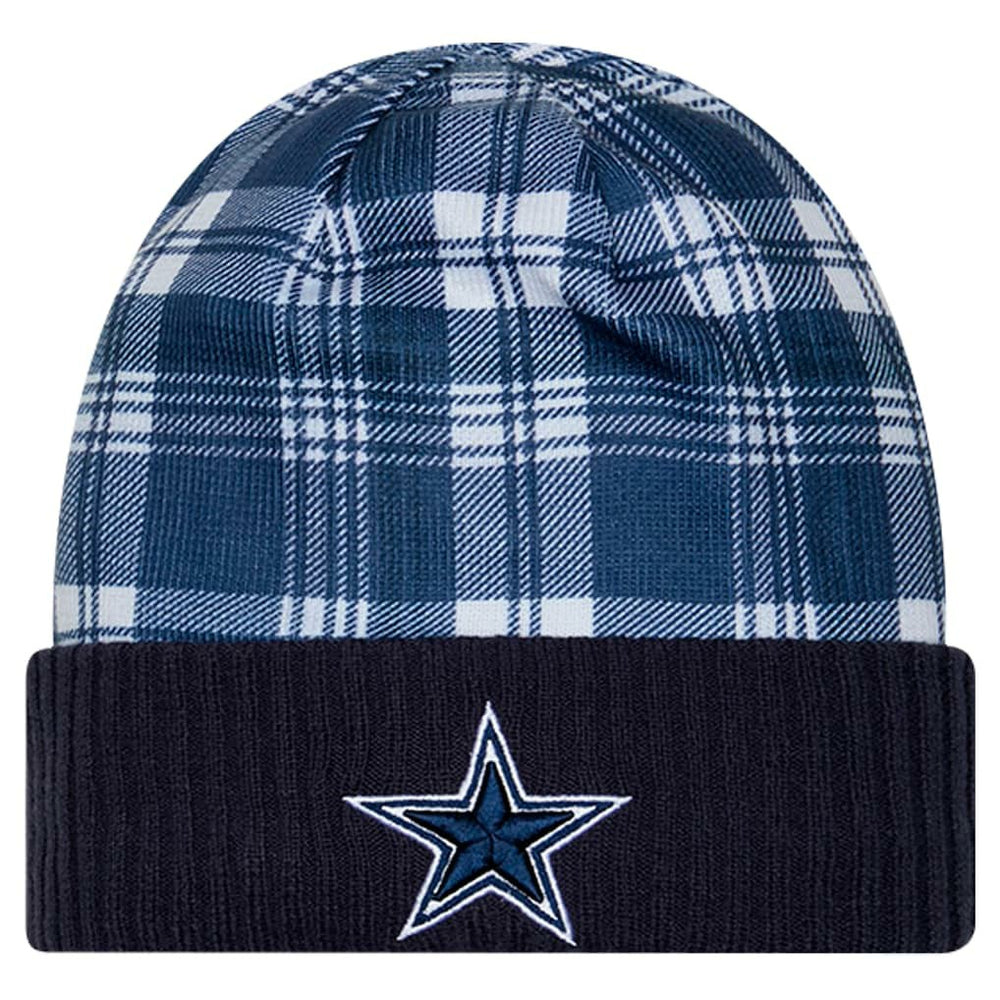 Dallas Cowboys New Era Sideline Statement Cuffed Knit Hat - Navy - NFL