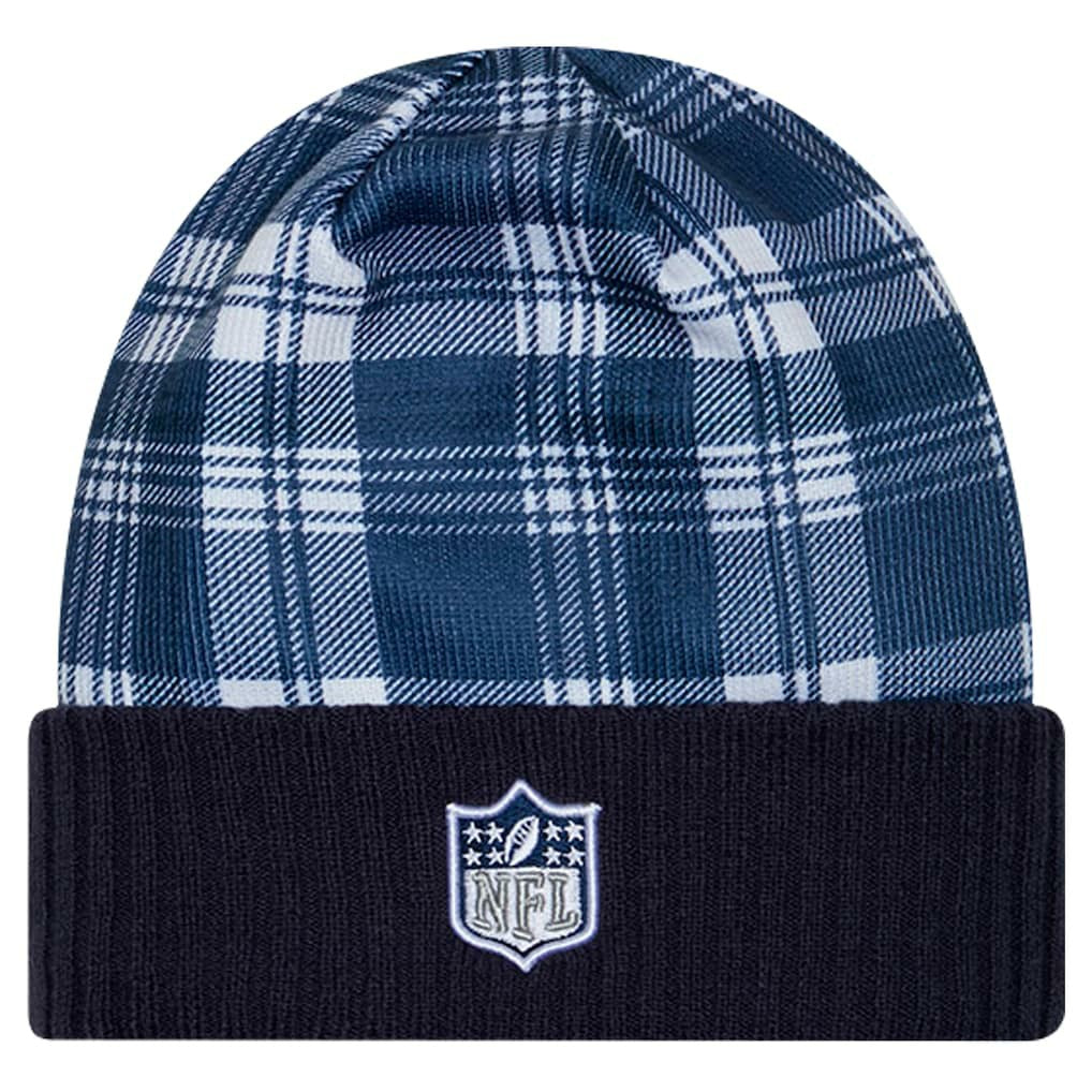 Dallas Cowboys New Era Sideline Statement Cuffed Knit Hat - Navy - NFL