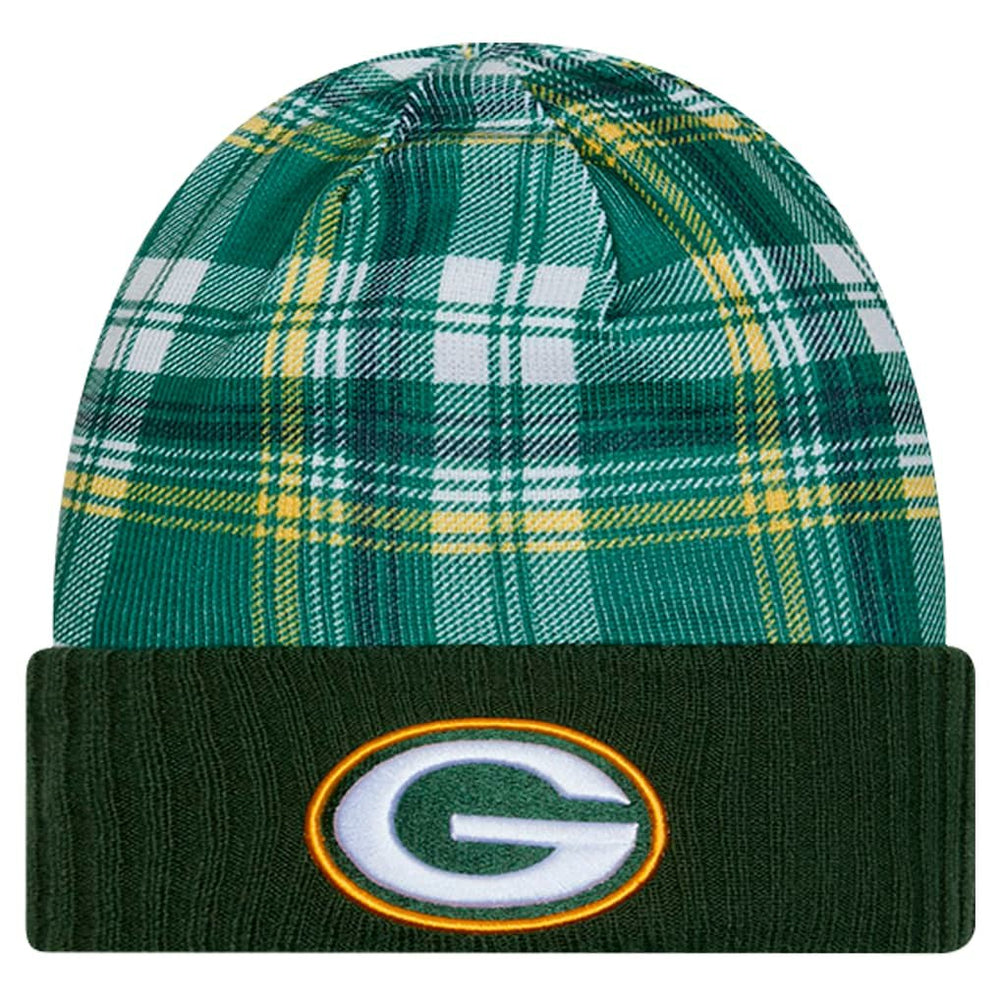 Green Bay Packers New Era Sideline Statement Cuffed Knit Hat - Green - NFL
