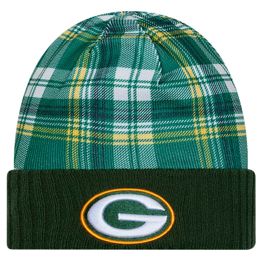 Green Bay Packers New Era Sideline Statement Cuffed Knit Hat - Green - NFL
